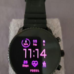 Gen 4 Smartwatch Explorist HR Black Silicone
